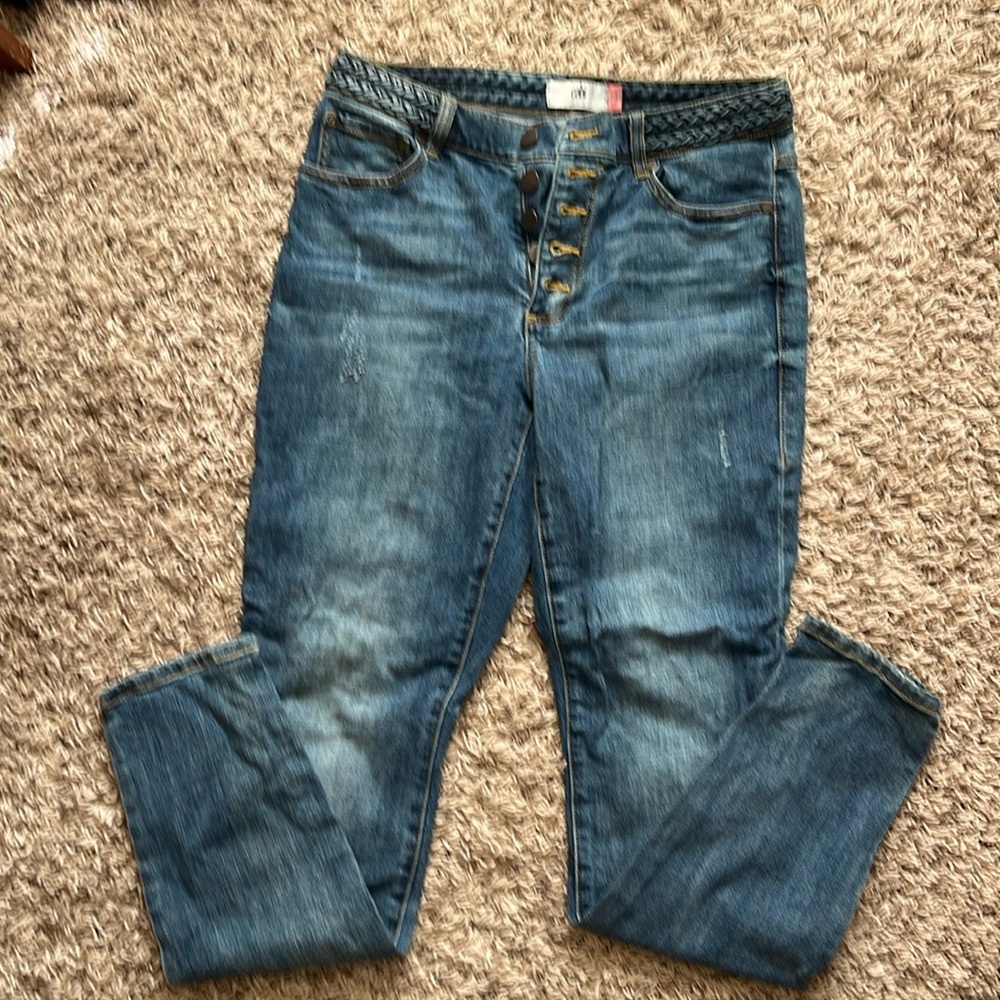 Women size 8 button fly skinny jeans